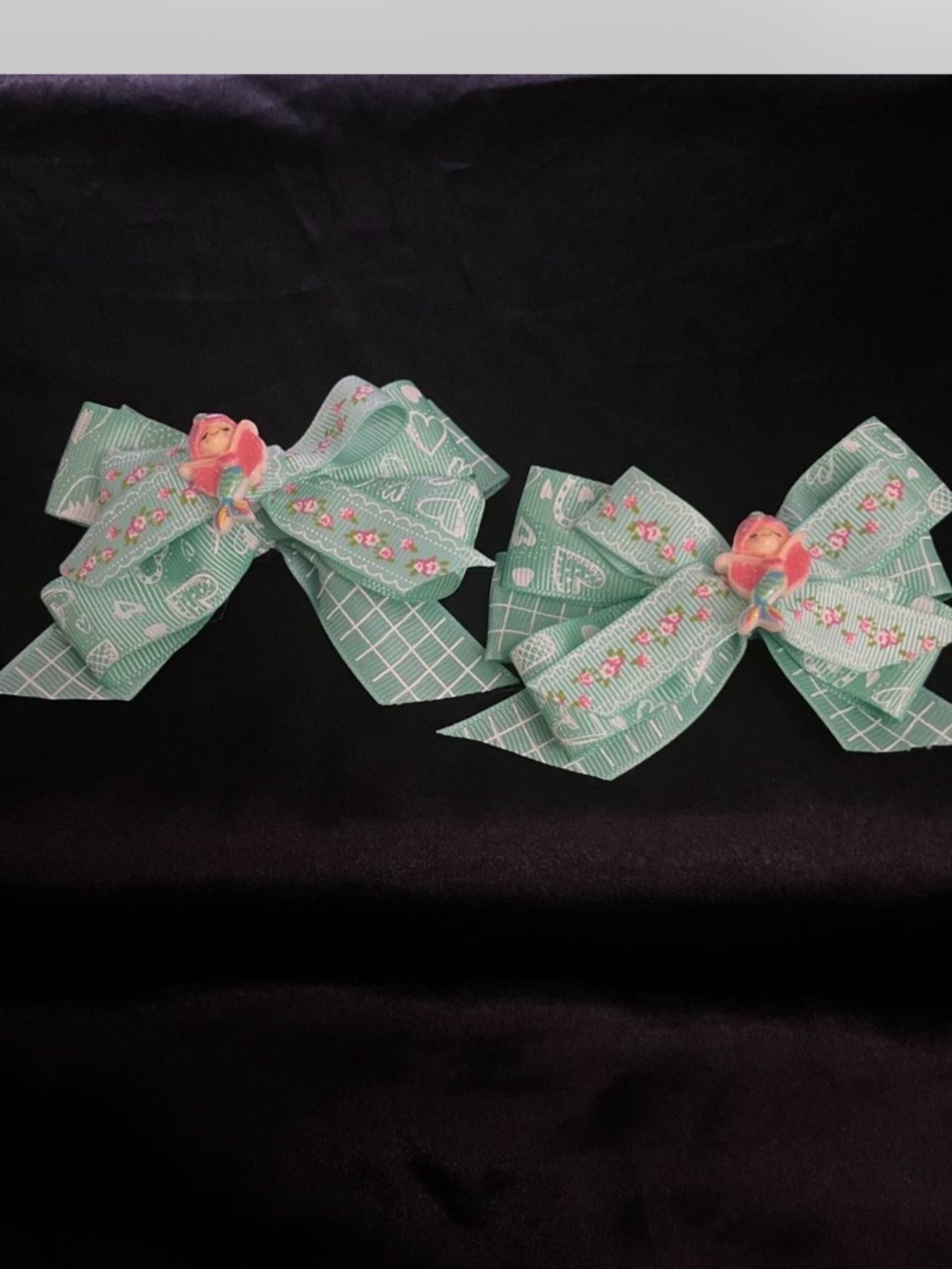 Mermaid inspired hair bows